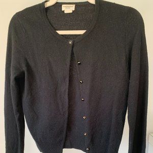 Black Cashmere Cardigan